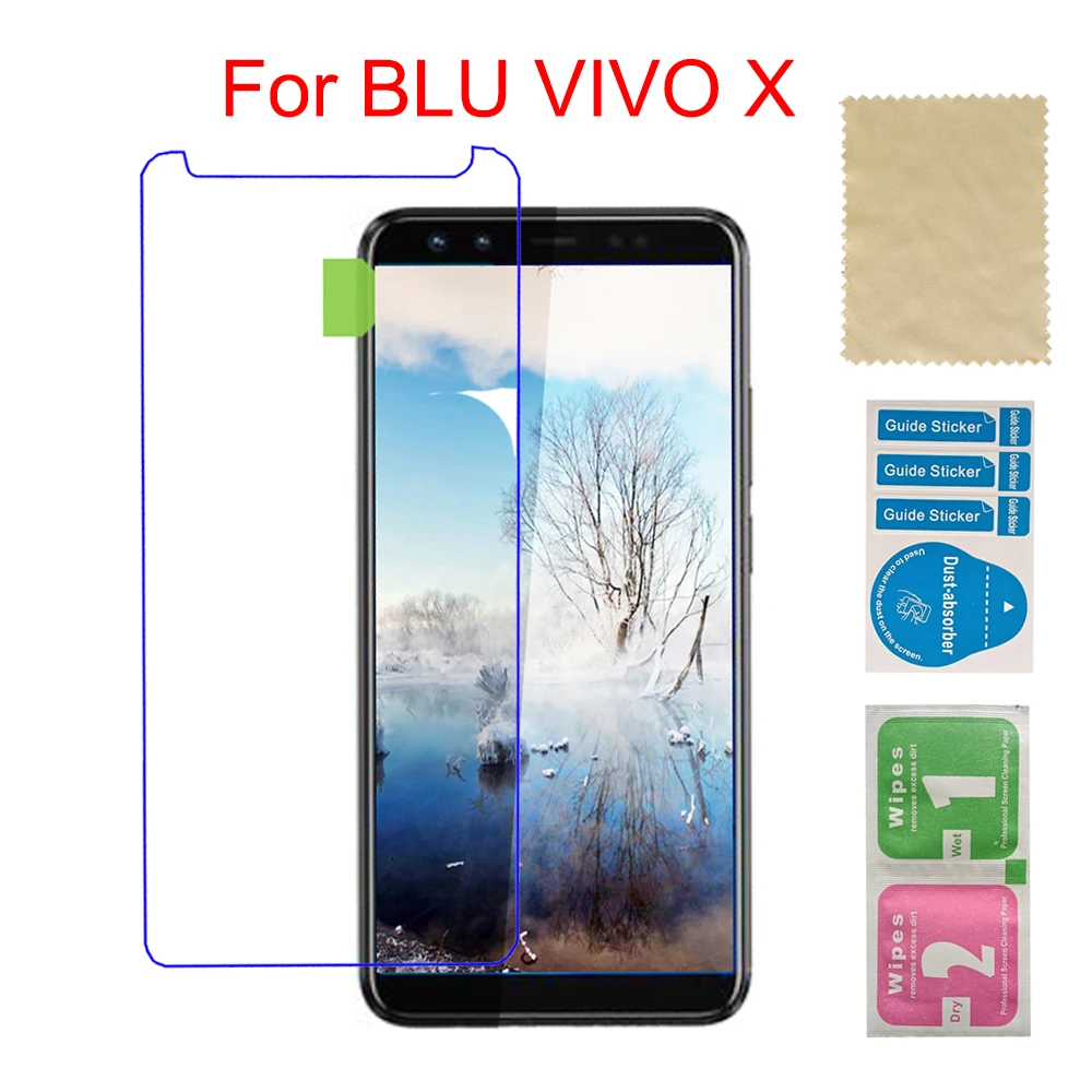 Для BLU Vivo X защитная пленка из закаленного стекла для экрана без покрытия Защитная