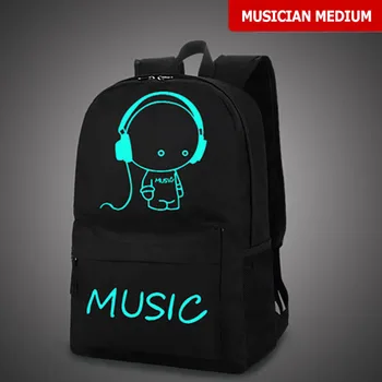 

School Backpack For Girls Anti-Theft School Bag Luminous Children's Backpack Boy Travel Luggage Bag Safety Kids Cartable Fille