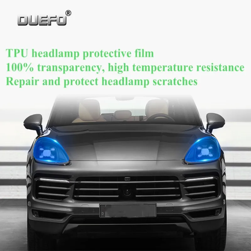 

NEW TPU sticker Headlamp protection and heat insulation Film B-Pillar C-Pillar Sticker for Porsche Cayenne Panamera Macan 718