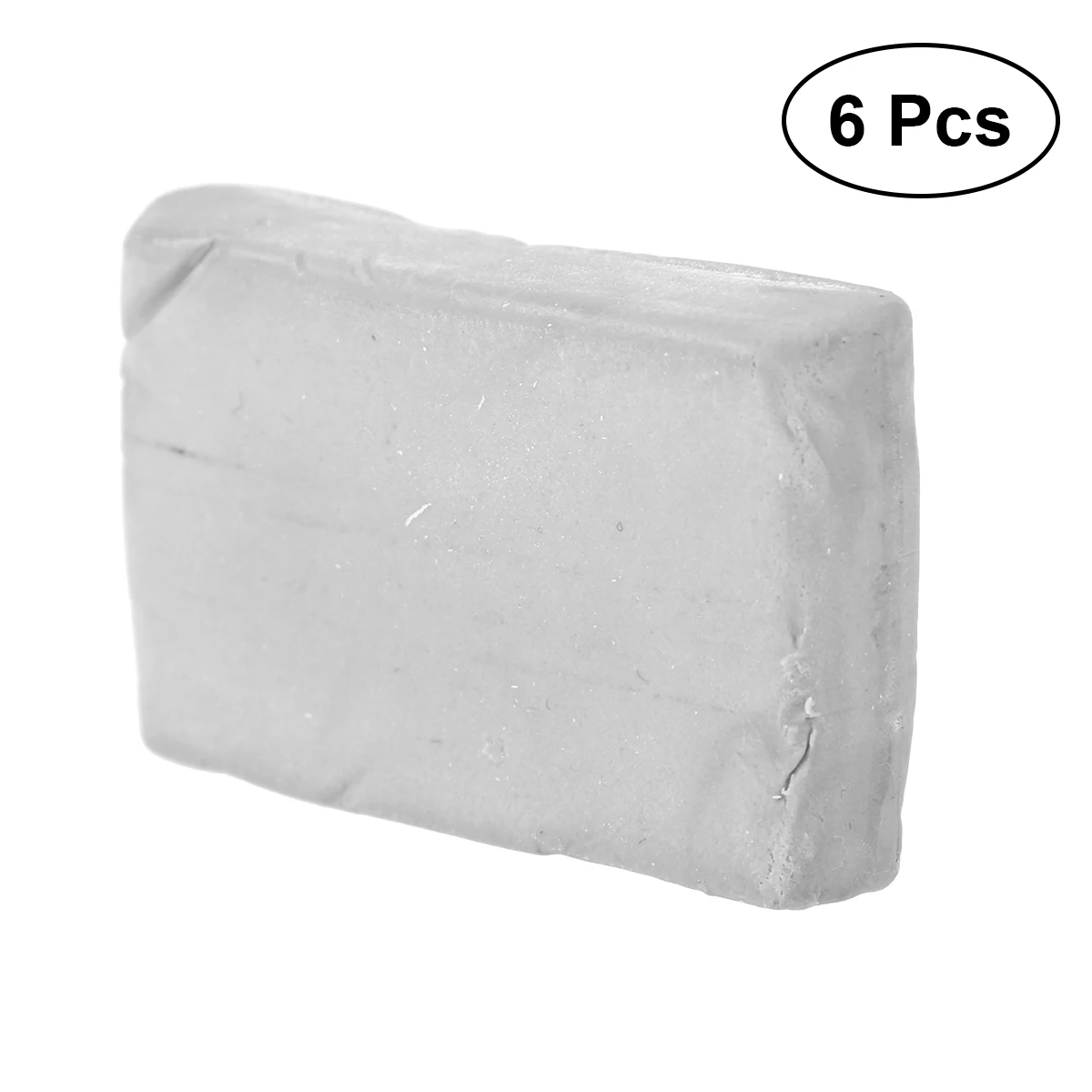 6PCS Kneaded Art Eraser Grey Soft Durable Sketch Rubber Kneadable