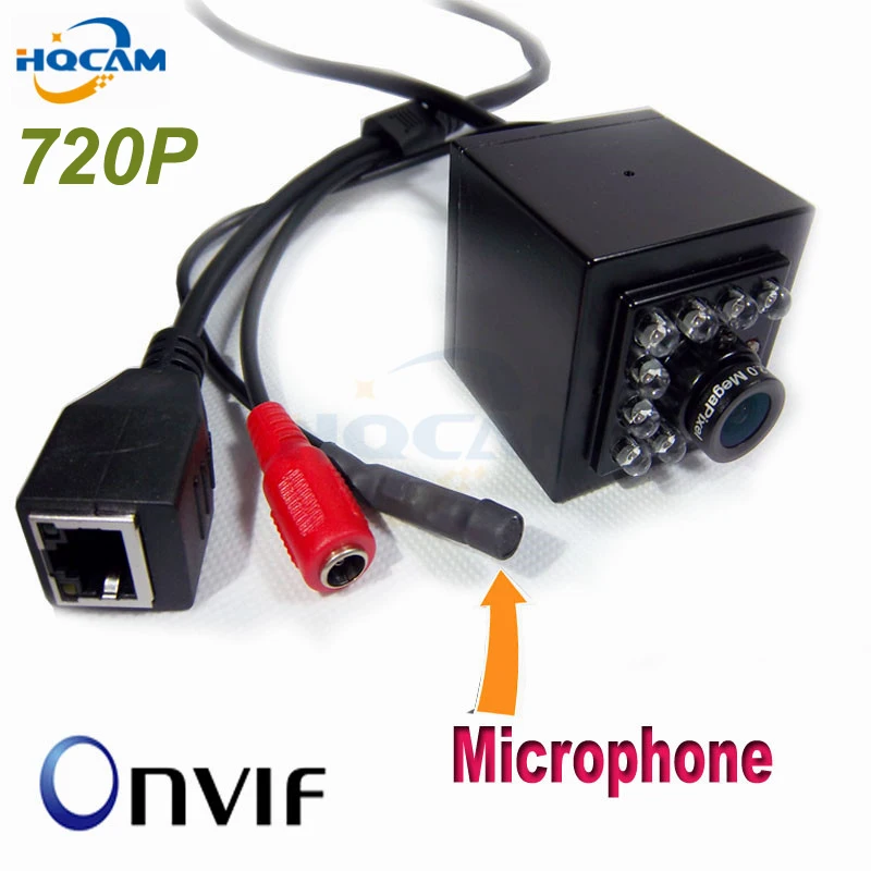 

HQCAM Wireless 720P IR CUT mini ip camera wifi Mini IR Camera Indoor 940nm Led WIFI Ip Camera Audio Smallest Night Vision camera