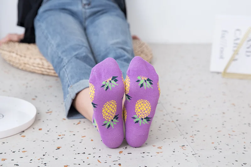 PEONFLY Happy Socks женские трендовые весенне-летние хлопковые носки-башмачки носки милые забавные женские носки