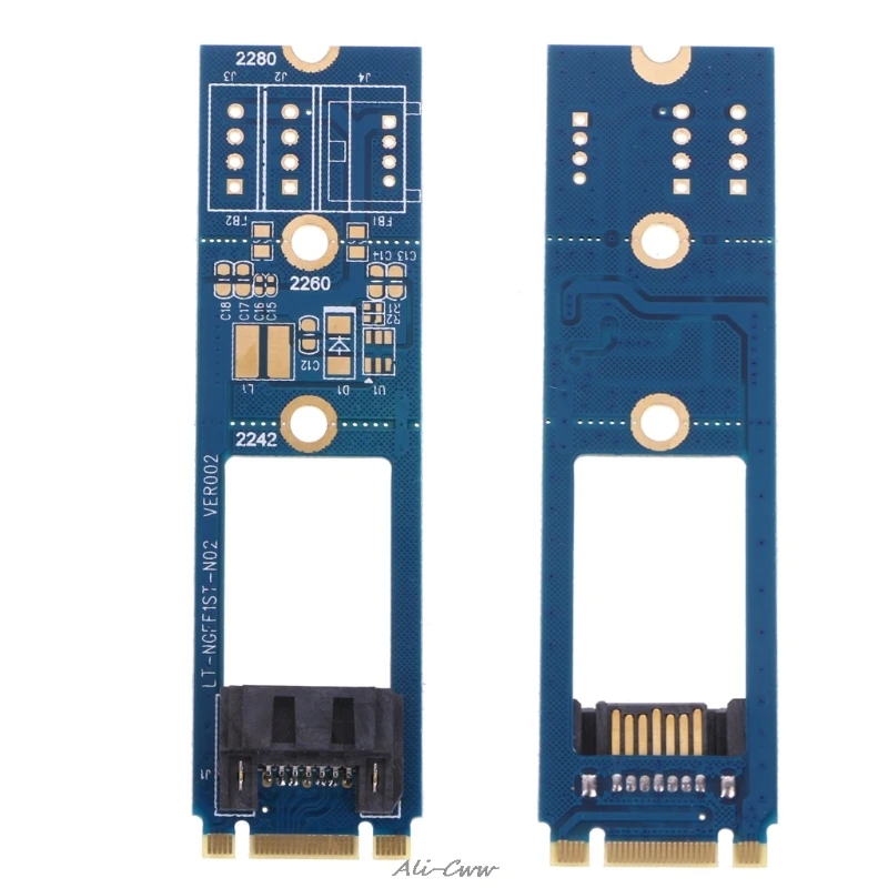 

M.2 to 7 Pin SATA III 3 SSD Adapter Converter Board PCB1ST-N02 Card