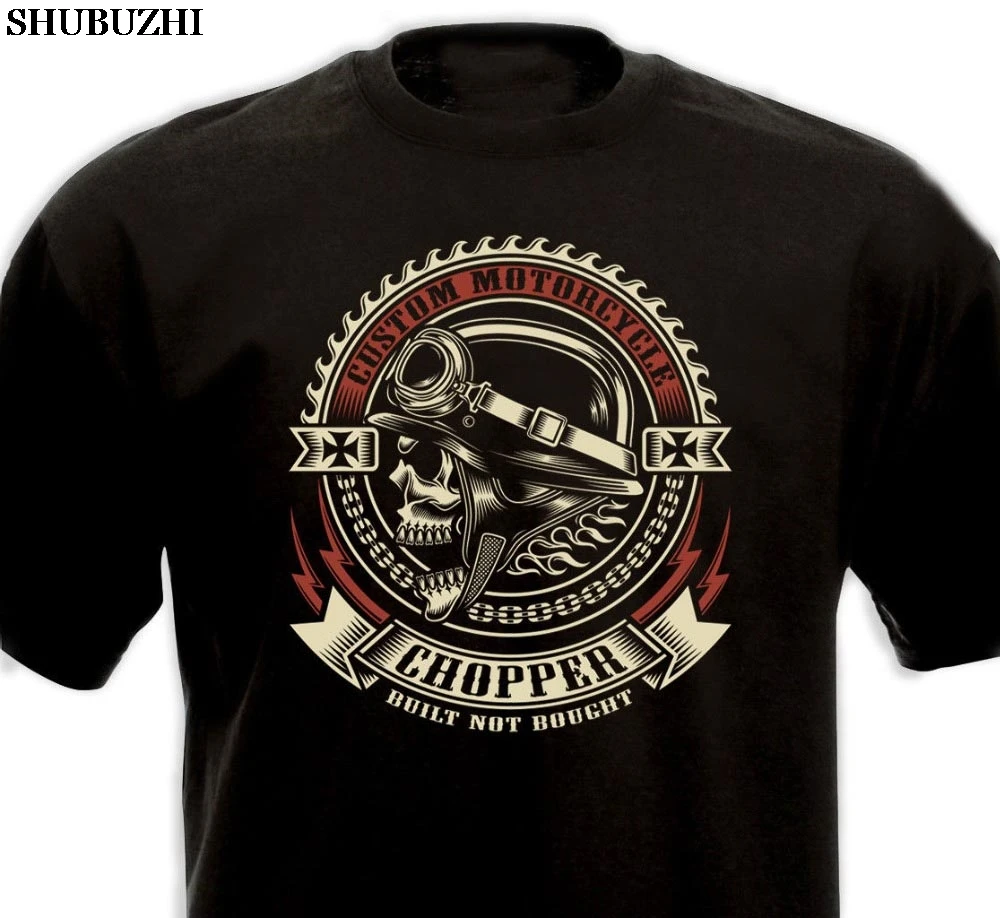 

Chopper Custom Motorcycle Biker Rider Motorrad New Fashion Men Men'S T Shirt T Shirt Cotton Men Short Sleeve T Shirts