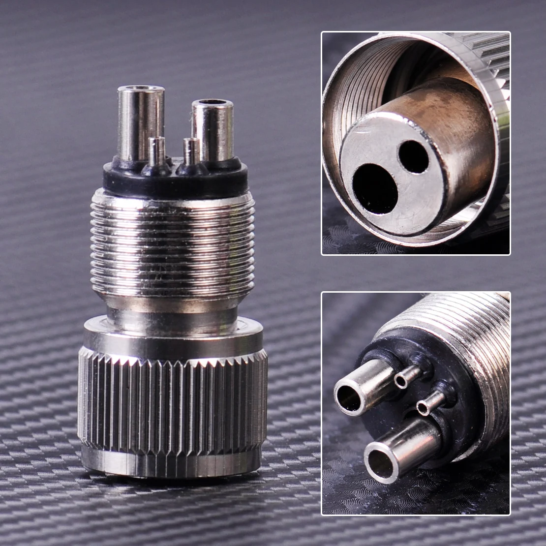 Dental Handpiece Hole Changer Adapter – Midwest 4-Hole To Borden 2-Hole Converter For Dental Tools