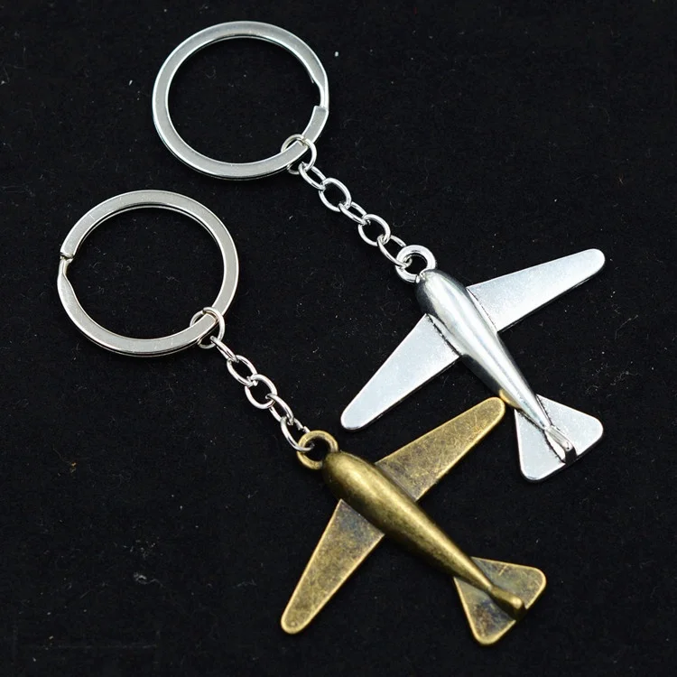 Vintage American Airlines Airplane Keychains Pendant Travel Keyring