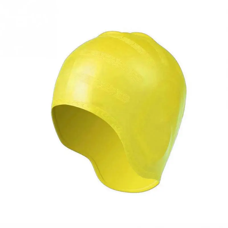 1 шт силиконовые водонепроницаемые шапочки для купания для мужчин и женщин длинные волосы шапочка для плавания