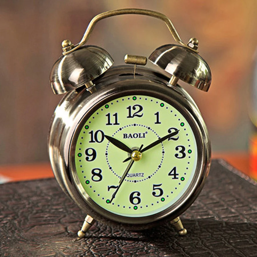 Buy Creative Vintage Clock Luminous Home Decor