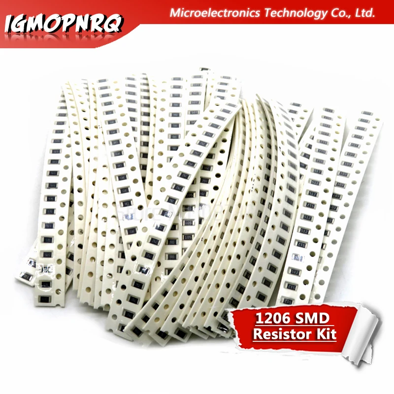 36 valor * 20 piezas = 7 20 piezas 1206 SMD Kit de resistencia de 1/4 W 0,25 W 5% 1 ohm -10 Mohm componente diy kit 1 k 3,3 k 5,1 k 7,5 k, etc 36 valor * 20 piezas = 7 20 piezas 1206 SMD Kit de resistencia de 1/4 W 0,25 W 5% 1 ohm -10 Mohm componente diy kit 1 k 3,3 k 5,1 k 7,5 k, etc