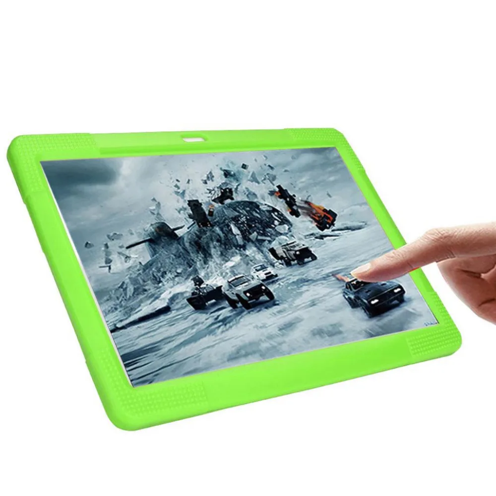 Универсальный силиконовый чехол для 10 10,1 дюймов Android Tablet PC+ Карандаши+ пленка модный дизайн высокое качество гибкая фиксированная рамка
