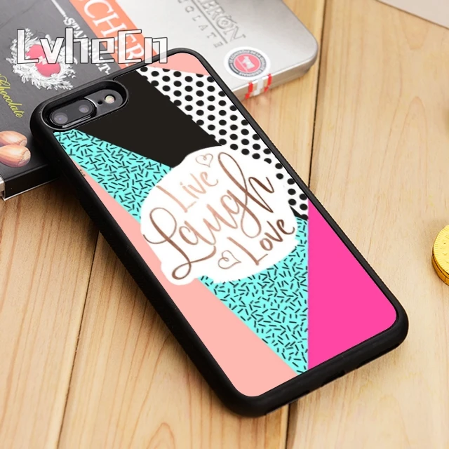 LvheCn живой Смех Любовь цитаты чехол для iPhone 5 6 s 7 8 plus 11 12 Pro X XR XS max Samsung S6 S7 edge S8 S9 S10 |
