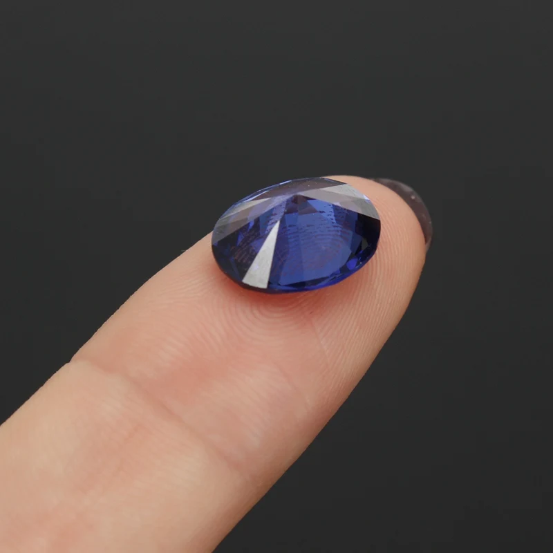 KiWarm Неотапливаемые 4.52ct Ceylon синий сапфир 9x11 мм овальная форма Высокое качество драгоценные камни для DIY ювелирные изделия кольца кулон ремесла