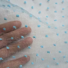 Модное блестящее платье в горошек из органзы и тюля; французское вечернее платье для выпускного вечера; сетчатая ткань; Одежда для танцев; одежда для косплея; одежда для шитья; вечерние украшения