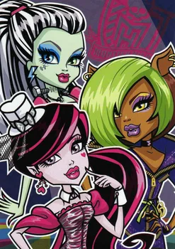 

MONSTER HIGH SILK POSTER Decorative painting 24x36inch