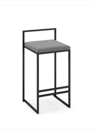 Скандинавский барный стул, современный минималистичный барный стул, модный парадный стол, стул, индивидуальная индивидуальность, барный стул, креативный высокий стул - Цвет: 2