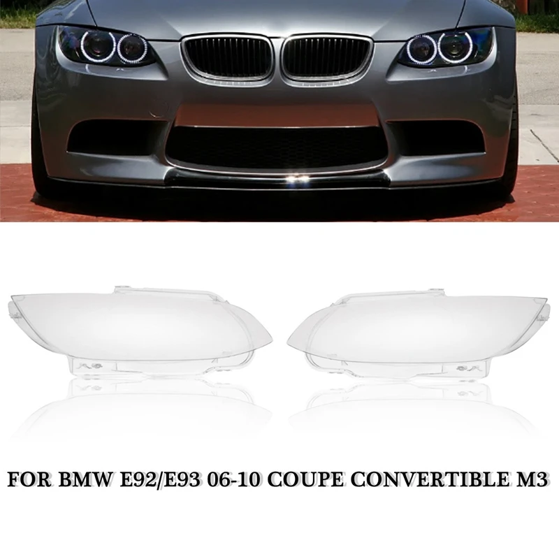 

Car Headlight Head Light Lamp Housing Clear Lens Lampshade For Bmw E92 E93 Coupe M3 328I 335I Cabrio 2006 2007 2008 2009 2010