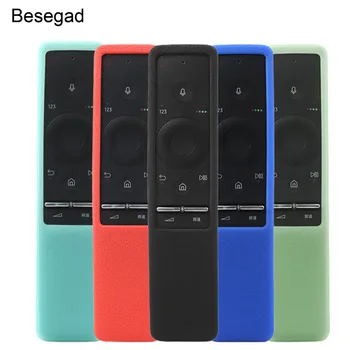 

Vococal Soft Silicone Case Cover Smart TV Remote Control Sleeve Skin Shell Protector for Samsung UA55KU6300J 6600J 6800 6310