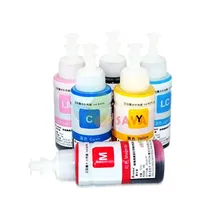 5 комплектов краситель на основе не OEM набор из 6 заправных чернил Набор 70 мл для Epson L800 L801 печатающий картридж с чернилами NoT6731/2/3/4/5/6