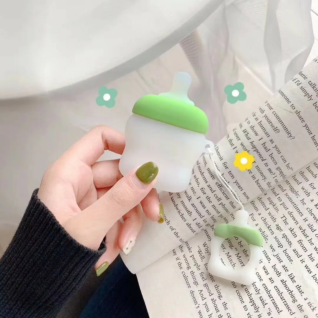 Мультяшный беспроводной Bluetooth чехол для наушников для Apple AirPods силиконовый зарядный чехол для наушников Защитный чехол для AirPods - Цвет: 21