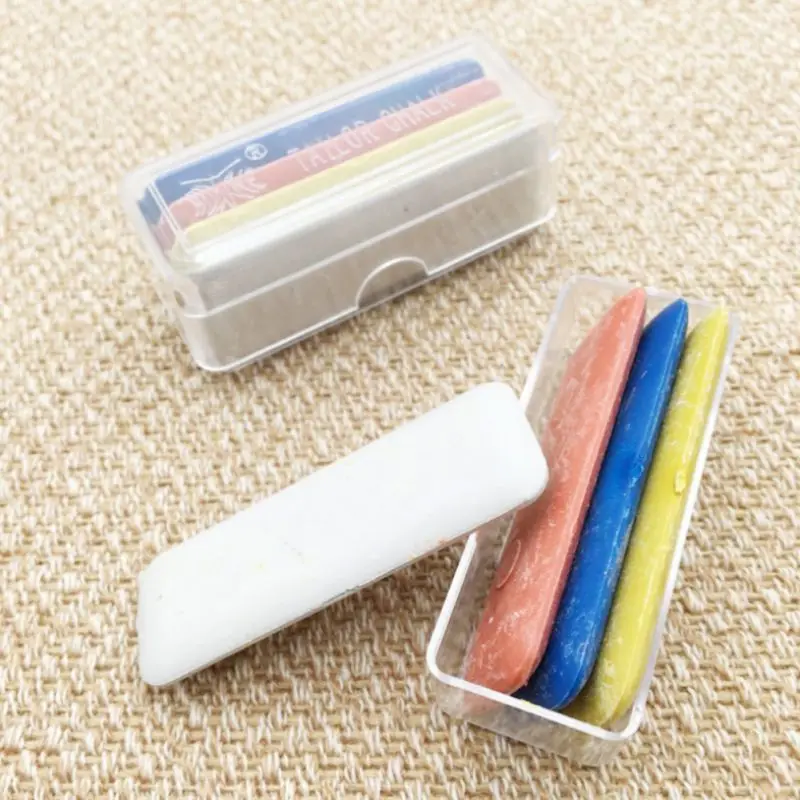 

2019 4PCS Colorful Erasable Fabric Tailor's Chalk Dressmakers Chalk DIY Clothing Making Sewing Tools