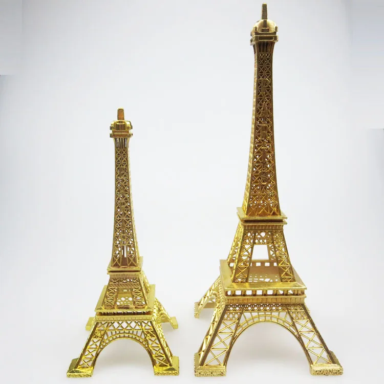 Gold Color Eiffel Tower Home Decor Metal Craft Retro ...