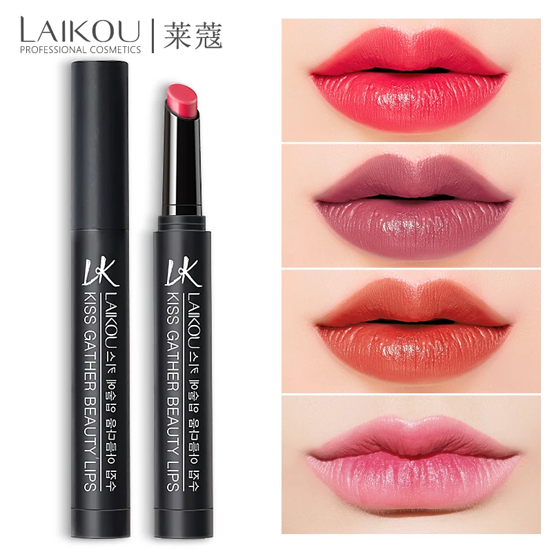 

Waterproof matte-lipstick moisturizer smooth lips stick long lasting Gloss Cosmetic Beauty Makeup 7 Colors LAIKOU