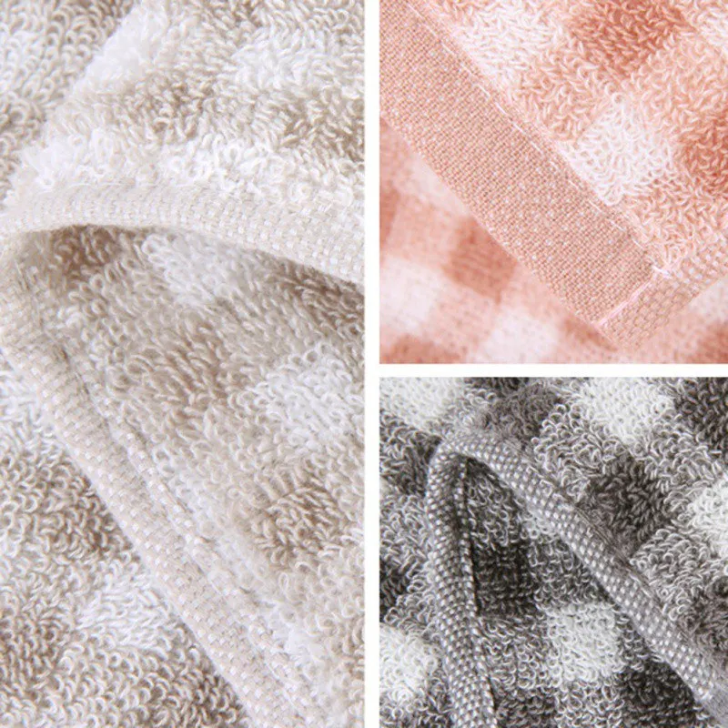 Индивидуальное однотонное полотенце с вышивкой для сезона месяц, популярная пара, полотенце для взрослых из микрофибры, хлопковое Впитывающее мягкое удобное полотенце