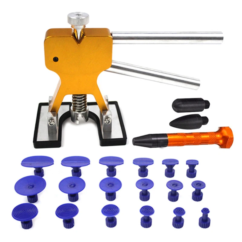 

Paintless Dent Repair Tools Dent Removal Tapper Dent Puller Tabs Dent Lifter Hand Tool Set