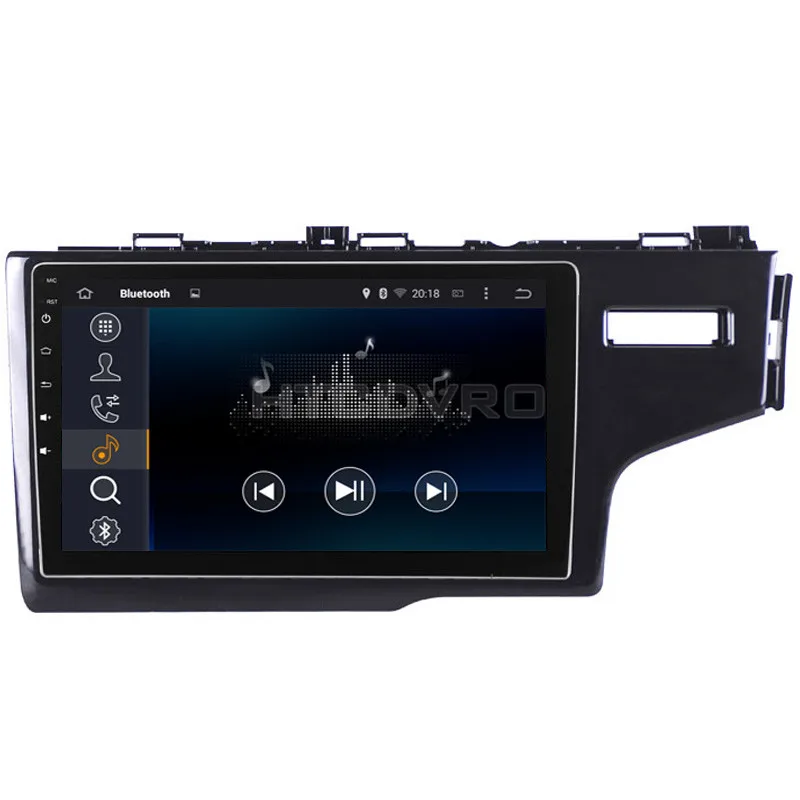 Perfect YMODVHT 9inch Octa Core 4GB+32GB Android 9.0 Car DVD Player for Honda FIT / JAZZ 2014- Right driving Radio Stereo GPS Navigation 5