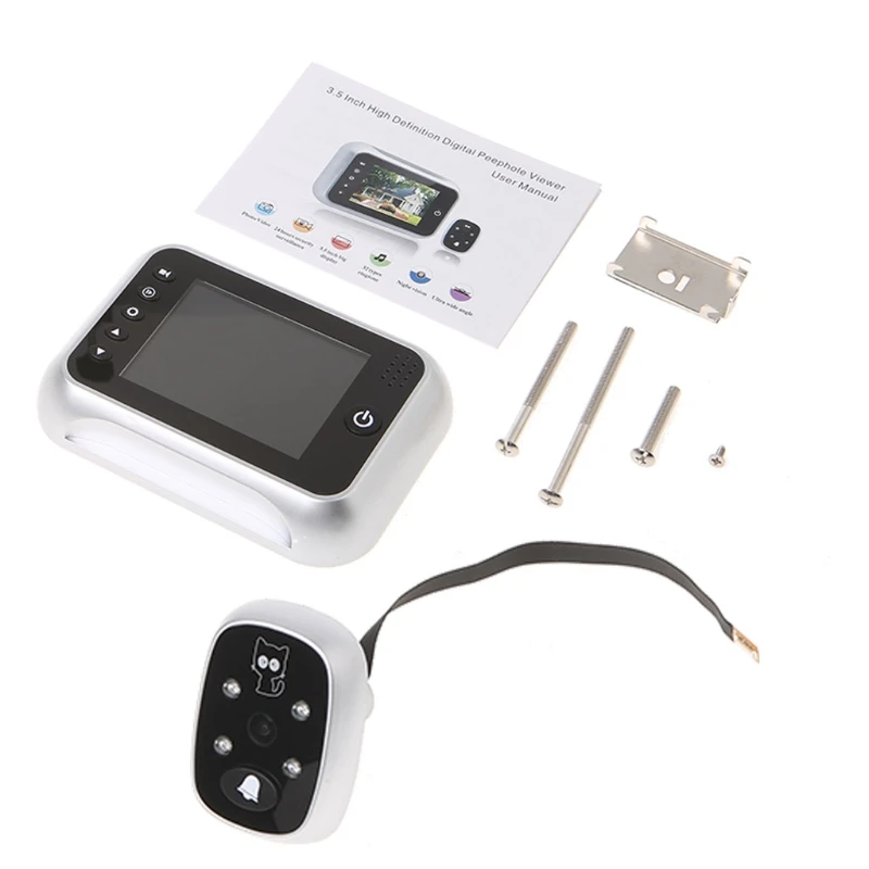 

3.5Inch LCD Digital Peephole Viewer 120 Degrees Doorbell Door Eye IR Camera