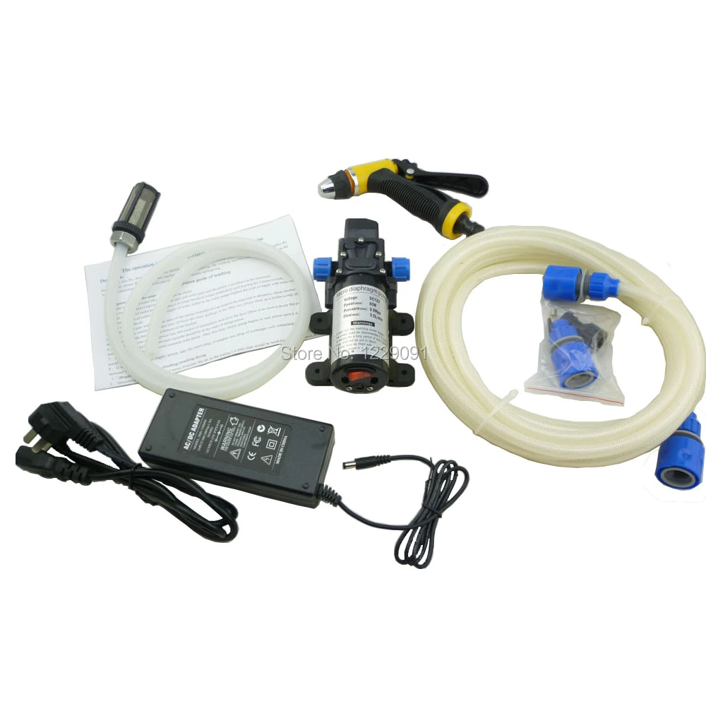 Home Electric 80w 12v Mini Car Washer 