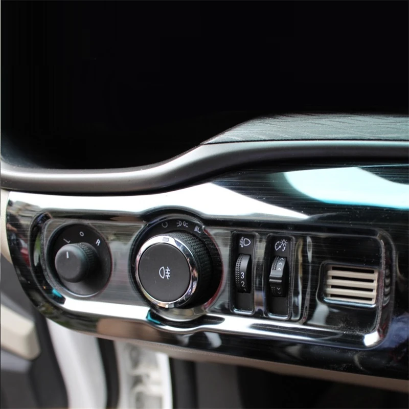 

Control System Dashboard Interior Durable Chromium Decorative Accessories Bright Sequins Protecter 18 19 FOR Buick Excelle GT