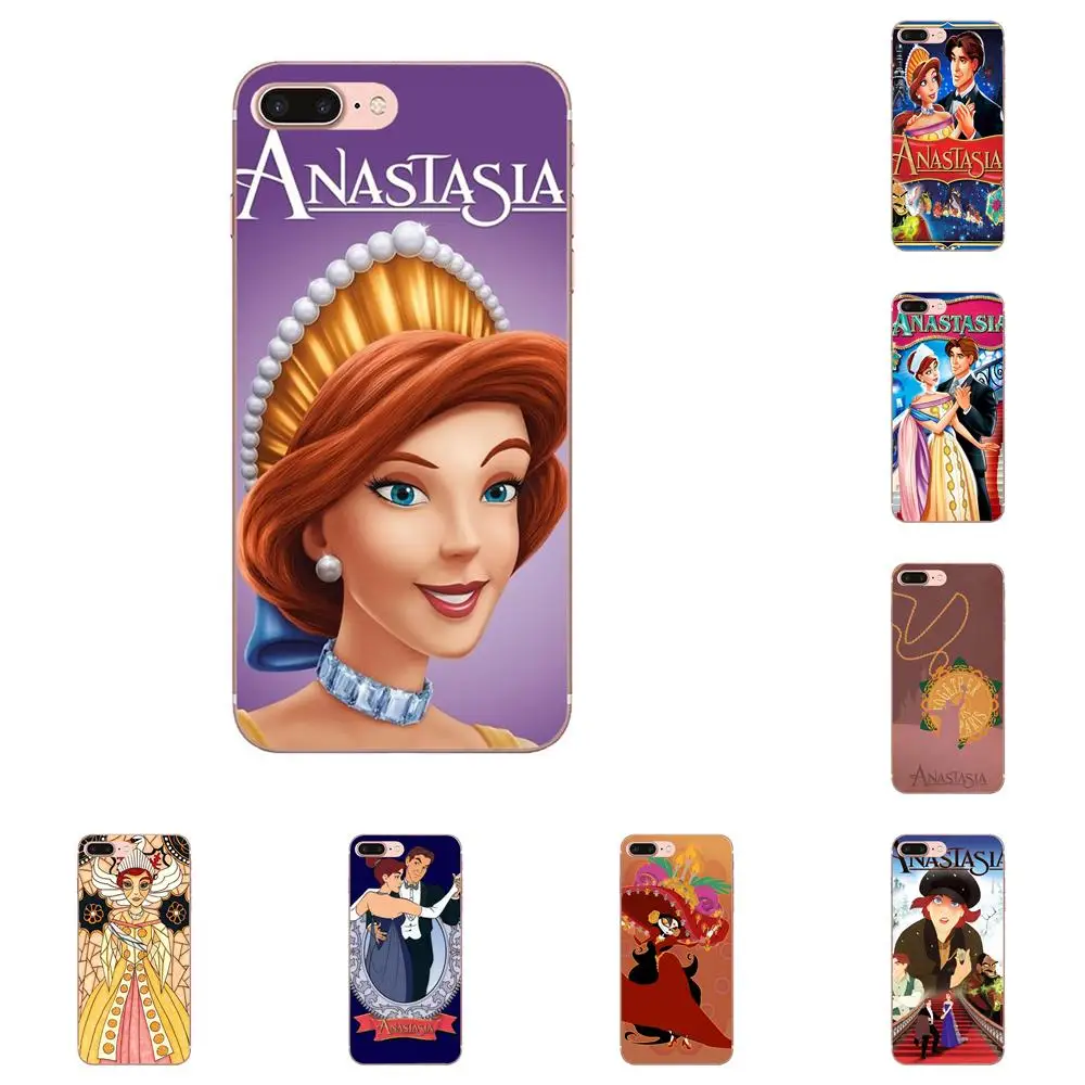 Чехол из ТПУ для Apple iPhone 4 4s 5 5C 5S SE 6 S 7 8 Plus X XS Max XR с героями мультфильмов Anastasia Princess и