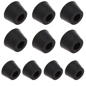

20 Pcs Rubber Instrument Case Non-slip Cabinet Box Foot Bumpers Feet 17x10x14mm