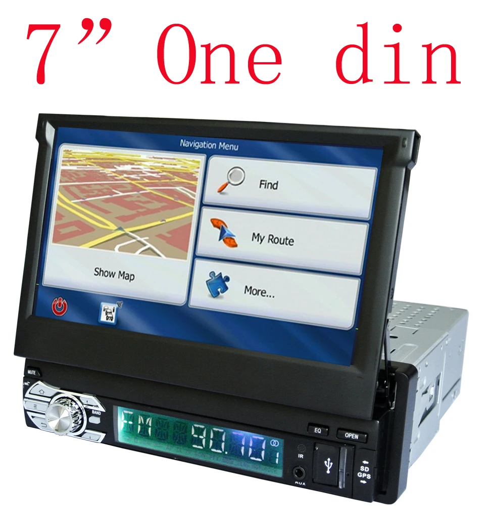 Универсальный 7 дюймовый автомобильный DVD GPS навигатор с емкостным сенсорным