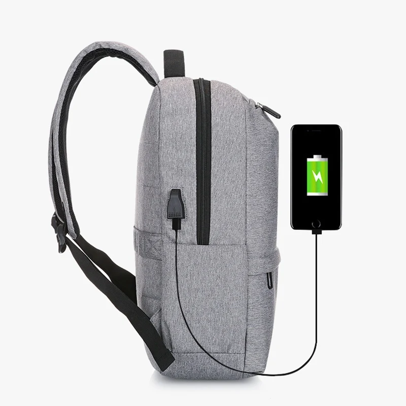 Waterproof Backpack USB Anti thief Laptop Backpack Large Travel Back