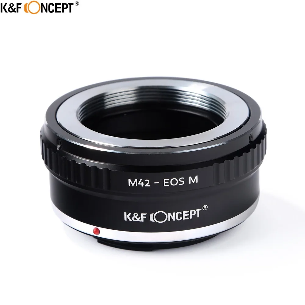 

K&F CONCEPT For M42-EOS M Camera Lens Adapter Ring of Brass&Aluminum For M42 Mount Lens To For Canon EOS M EF-M Camera Body