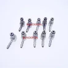 Железная тройниковая МУФТА Т типа двухсторонняя штуцер обратного потока масла Соединительная труба для Bosch 0445 110 серии CRS Топливная форсунка