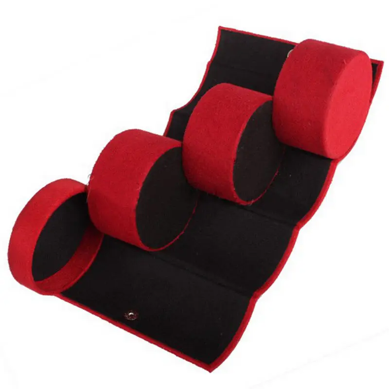 3 Layer 3 Colors Chic Velvet Travel Jewellery Roll Case Necklace Ear Rings Box Case Small Jewelry Organizer 3 Layer 3 Colors Chic Velvet Travel Jewellery Roll Case Necklace Ear Rings Box Case Small Jewelry Organizer