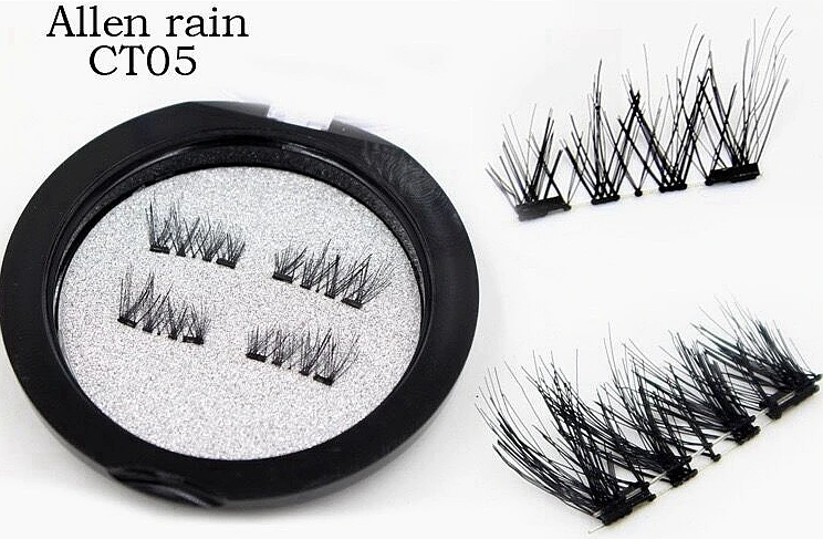 

Magnetic Eyelashes Magnet Lashes 2 Magnets Reusable False Eyelashes (10CT-01+10CT-05)