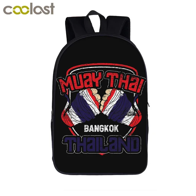 Buy Thailand Fighting Muay Thai Backpack Men Travel Bag Teenager Boys School