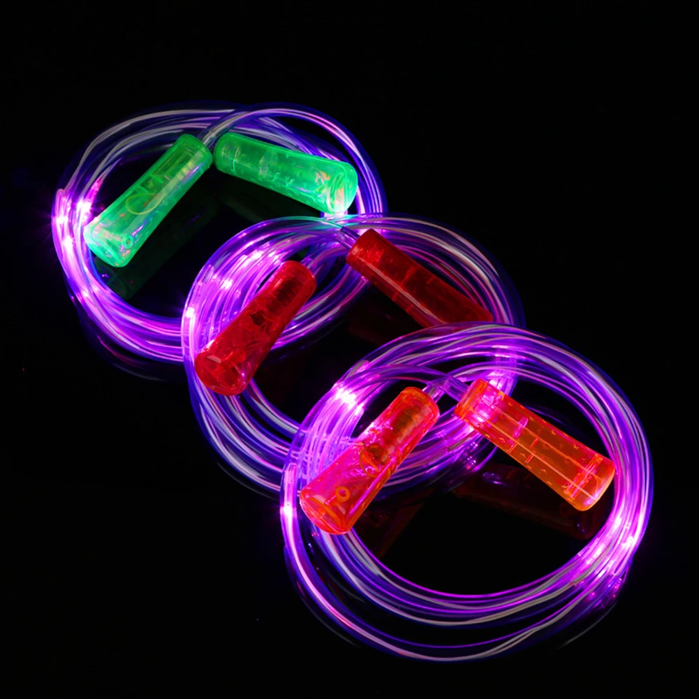 Профессиональный свет шоу светодиодный Скакалка светится в темноте фитнес прыгающая игрушка скакалка