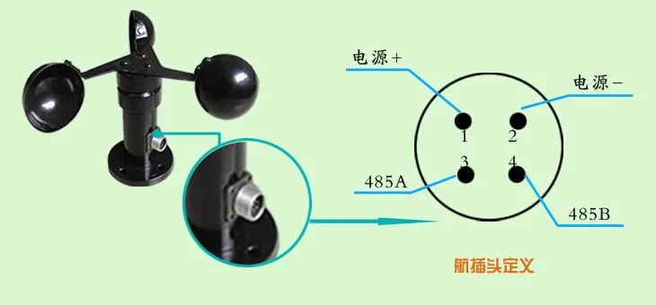 0-5 в датчик скорости ветра напряжения/Выходной Анемометр напряжения/360 градусов датчик скорости ветра