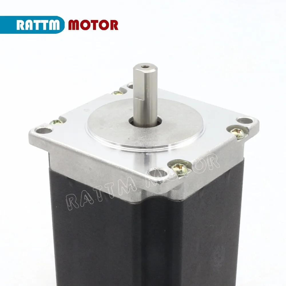 NEMA23 425oz/in 2.8A Stepper Motor 1/4 Dual Shaft - Foto 2