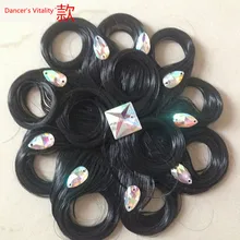 Accesorios de baile latino Vintage de diamantes trenzados pelo salón danza del vientre sombreros adultos niños actuación de baile ornamento del pelo