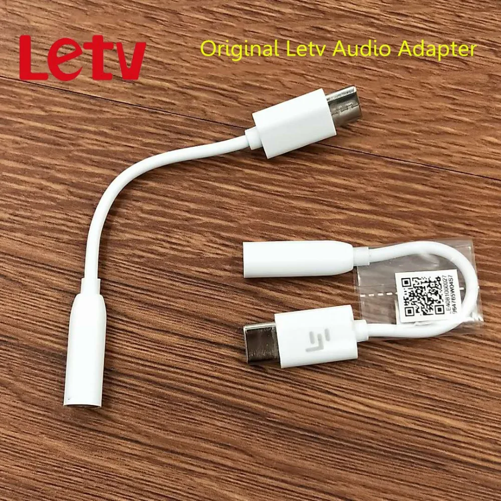 

Original LETV LEECO USB-C TO 3.5MM Audio Earphone Adapter Headphone Cable TYPE C Converter adapter For LE 2 Pro/Max 2/3/3s/Pro3