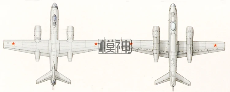 1: 72 Ilyushn Il-28 Бигль светильник бомбардировщик военный самолет пластиковая Сборная модель игрушки