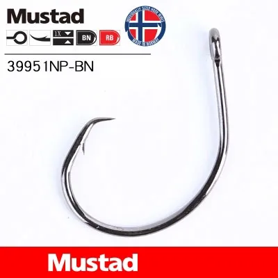 Mustad рыболовные крючки 39951NP BN Маленький Дьявол сельдь Карп Южное масло Морская