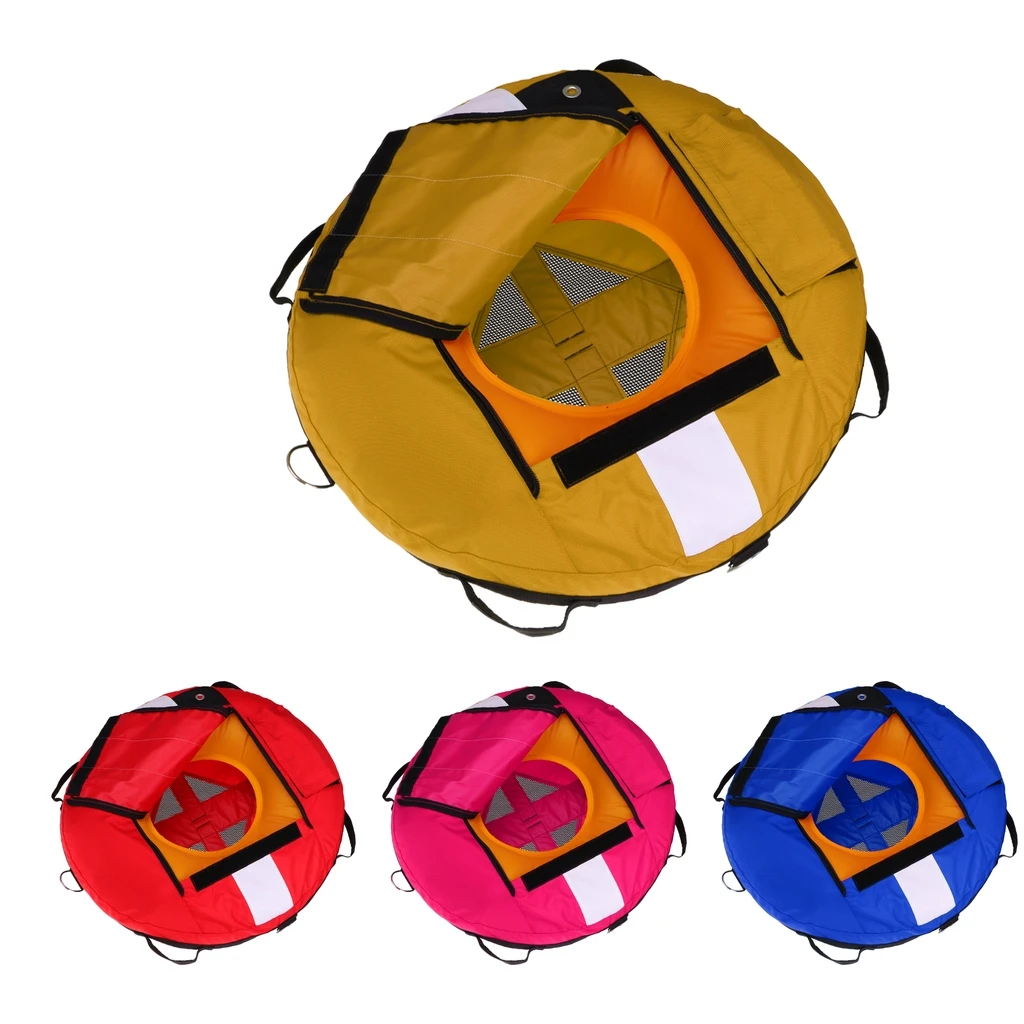 High Visibility Heavy Duty Freediving Buoy Inflatable Safe Float for Scuba Diving Spearfishing Snorkeling Water Sports Swimming