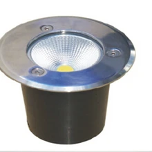 Круглый cob 3 w светодиодный подземный светильник Bridgelux 130lm/w AC85-265V 12 v 24 v 3 года гарантии